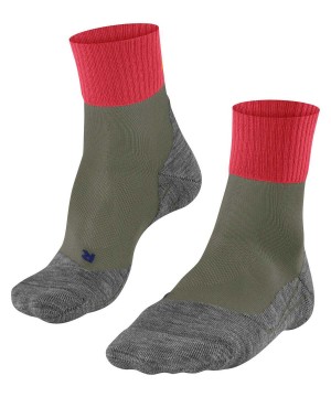 Women Falke TK2 Explore Cool Short Trekking Short sock Sports Socks Green | SHKFRM687