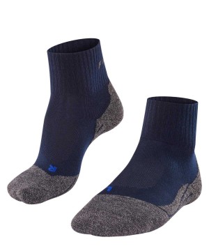 Women Falke TK2 Explore Cool Short Trekking Short sock Sports Socks Blue | BTORAY326