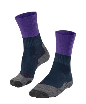 Women Falke TK2 Explore Trekking Socks Sports Socks Blue | JBTKRM057