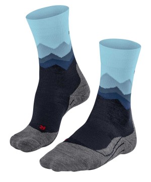 Women Falke TK2 Explore Trekking Socks Sports Socks Blue | QIWHDC635