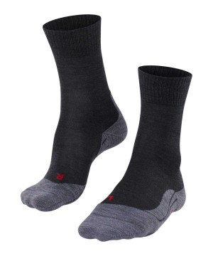 Women Falke TK5 Wander Trekking Socks Sports Socks Grey | ZJMICL591