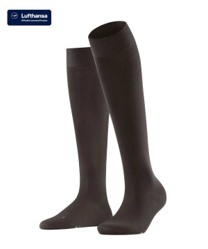 Women Falke Vitalizer Knee-high Socks Socks Brown | OSELDI590