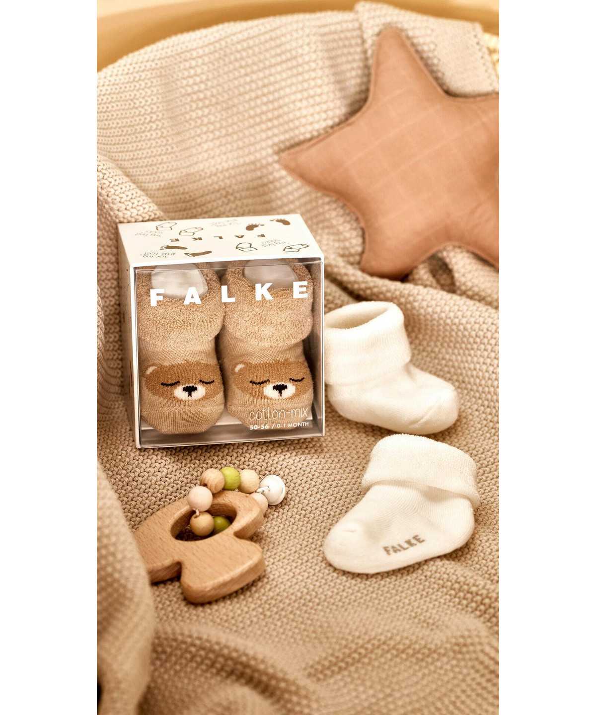 Baby Falke Baby Bear Socks Socks Beige | AIYBLZ597