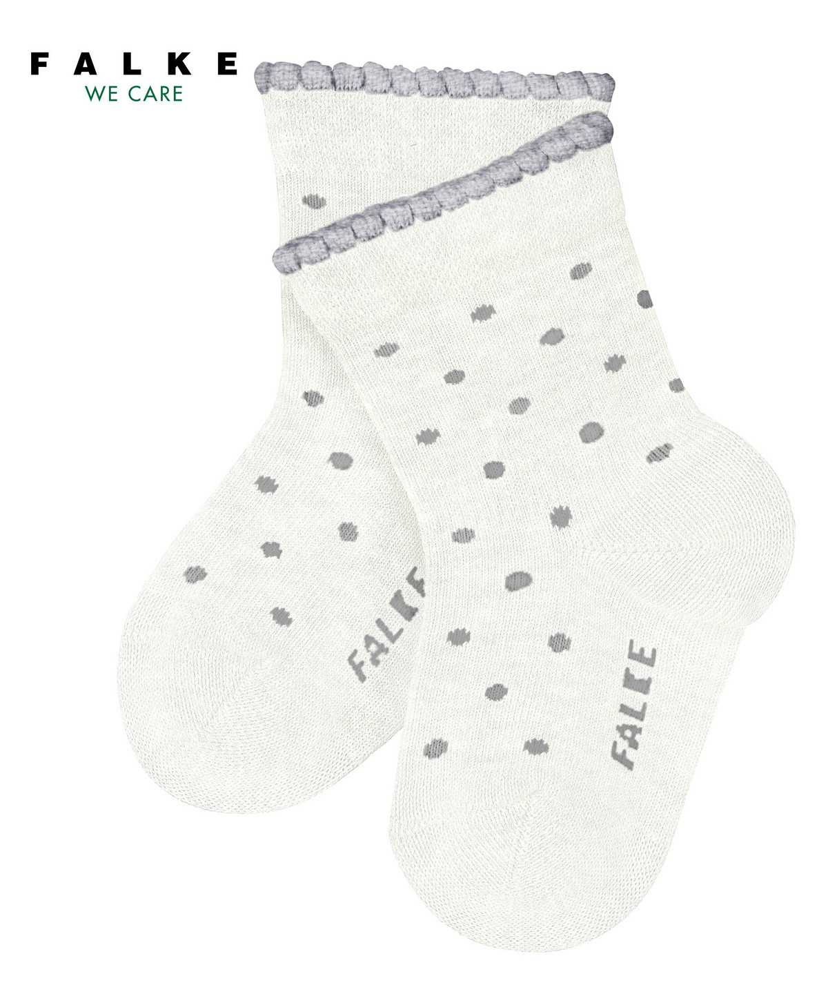 Baby Falke Little Dot Socks Socks White | PUGZFO845