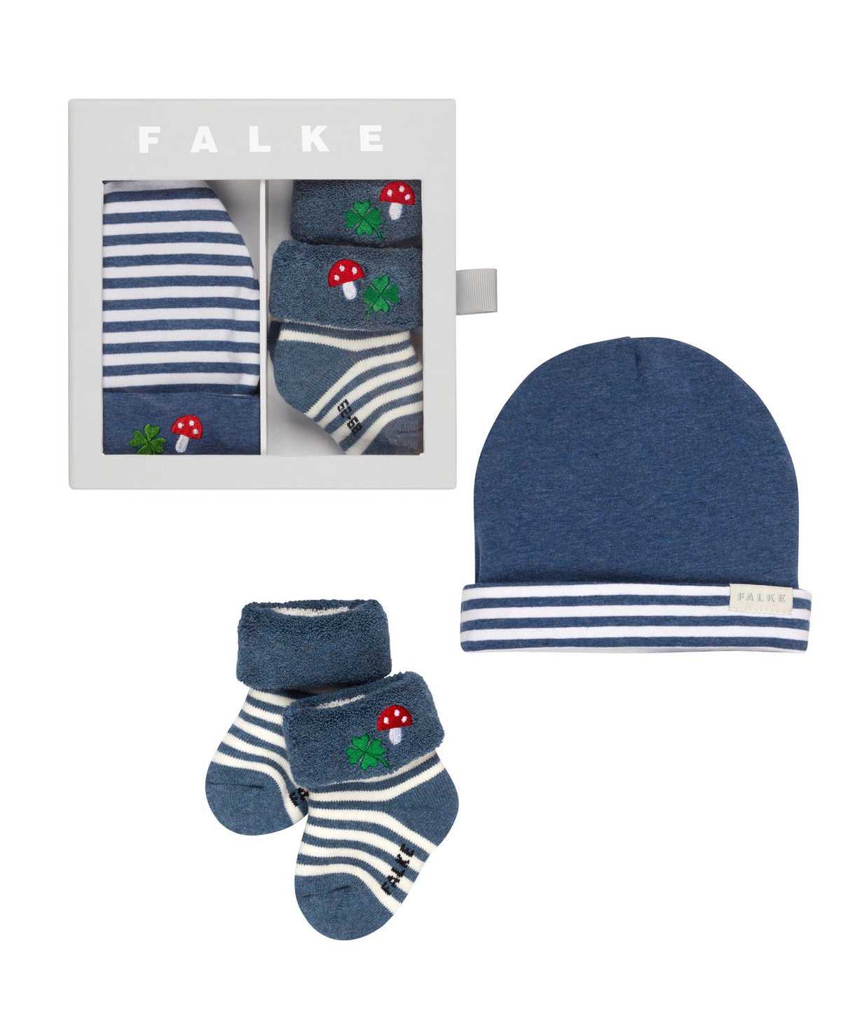 Baby Falke Lucky Giftset Socks Socks Blue | PYJUML354 