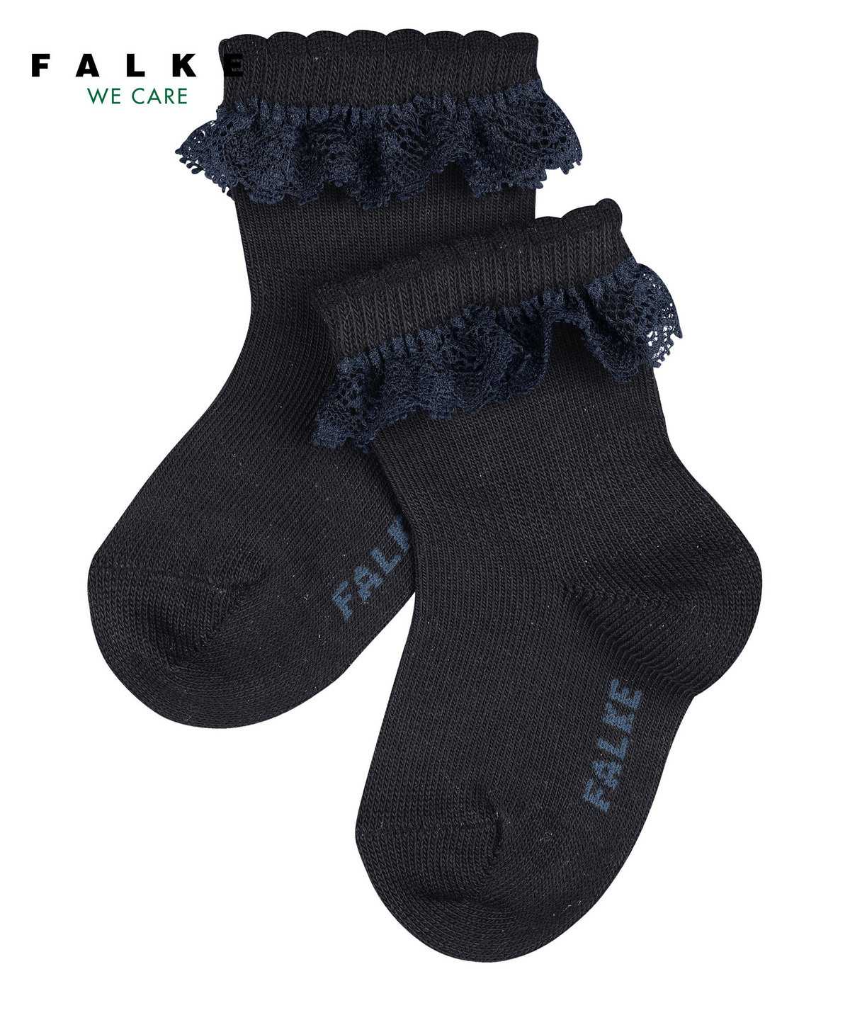 Baby Falke Romantic Lace Socks Socks Blue | KVDSRN518