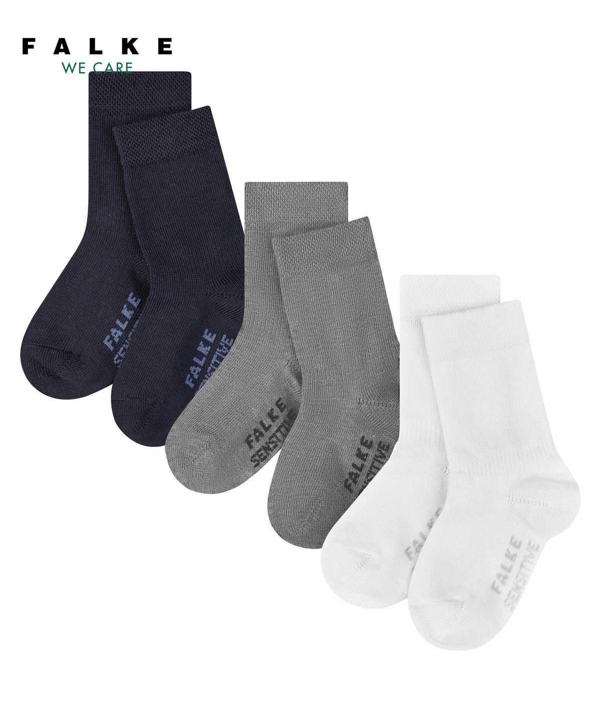 Baby Falke Sensitive 3-Pack Socks Socks Multicolored | BPESRK294