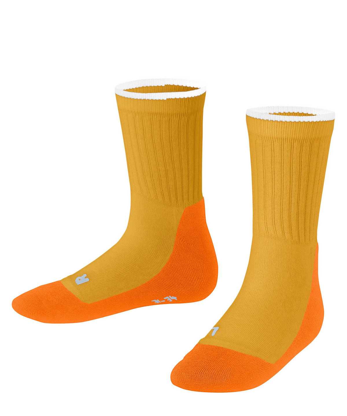 Kids\' Falke Active Everyday Socks Socks Yellow | MUNISF284