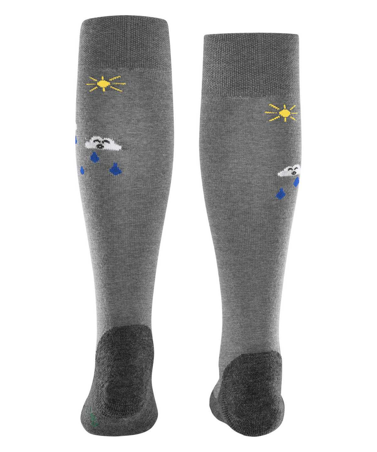 Kids' Falke Active Rainboot Knee-high Socks Socks Grey | IOBPMK795