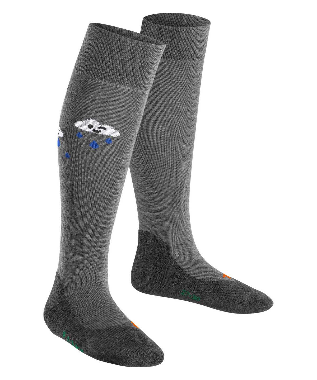 Kids' Falke Active Rainboot Knee-high Socks Socks Grey | IOBPMK795