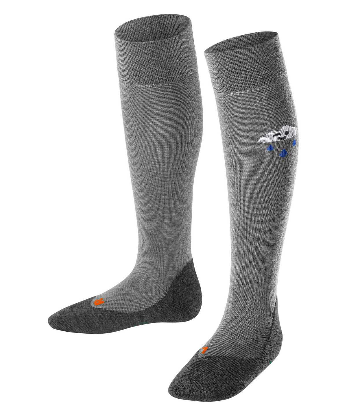 Kids\' Falke Active Rainboot Knee-high Socks Socks Grey | IOBPMK795