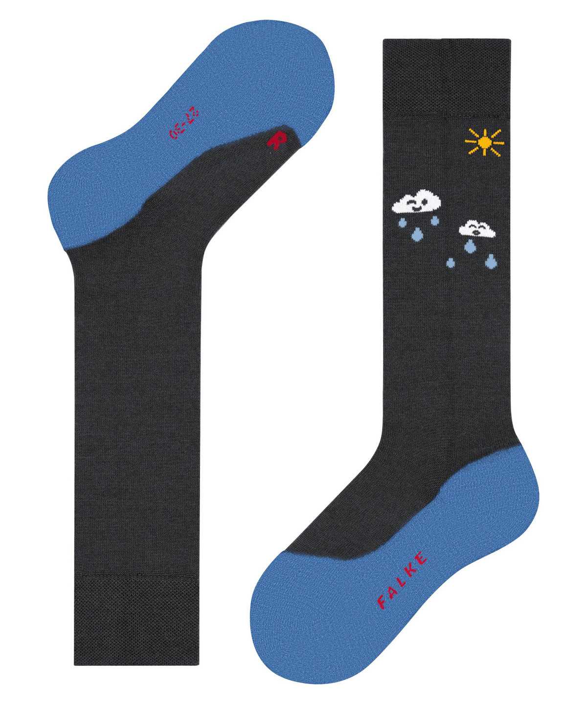 Kids' Falke Active Rainboot Knee-high Socks Socks Blue | XORTKV189