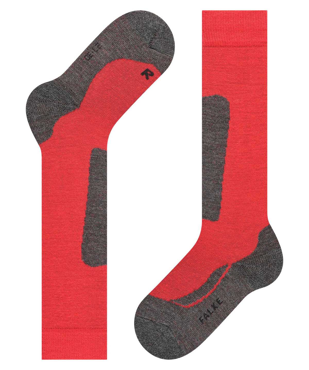 Kids' Falke Active Ski Knee-high Socks Socks Red | BKIRFA652