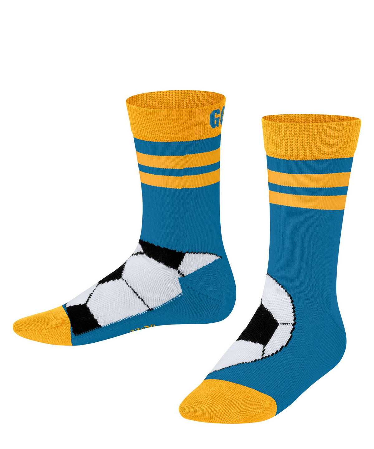 Kids\' Falke Active Soccer Socks Socks Blue | YHOQAR786