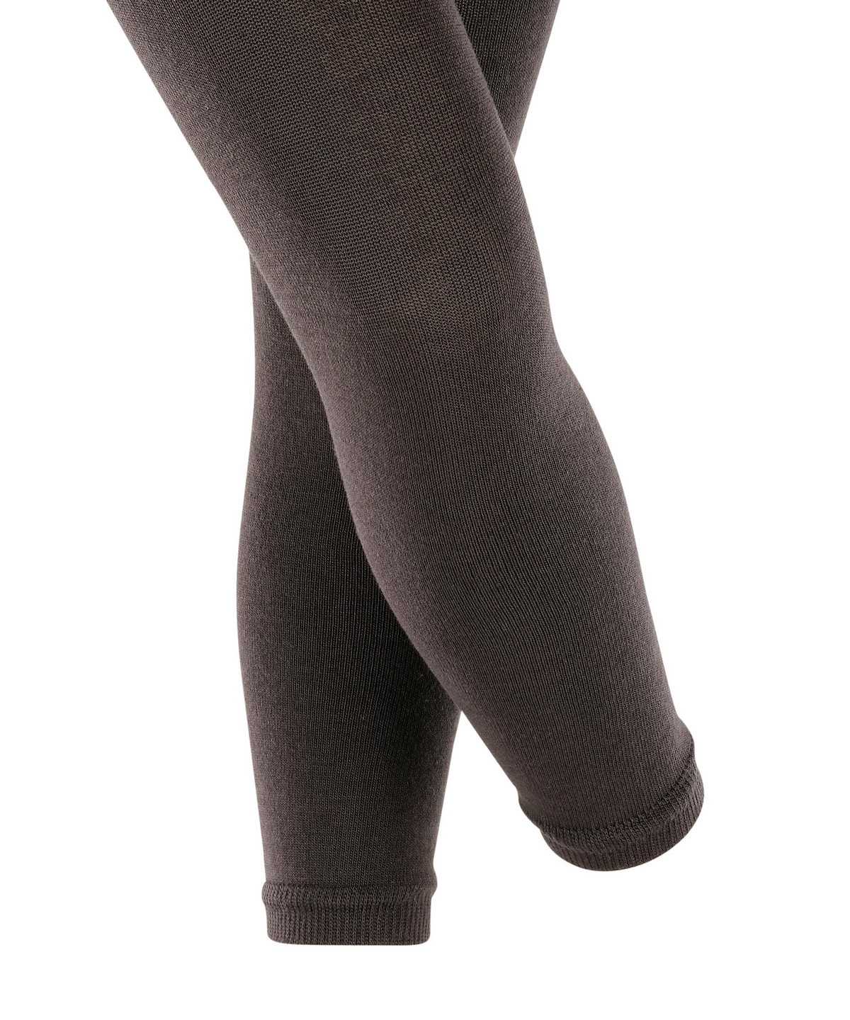 Kids' Falke Active Warm Leggings Leggings Black | MPALIJ823