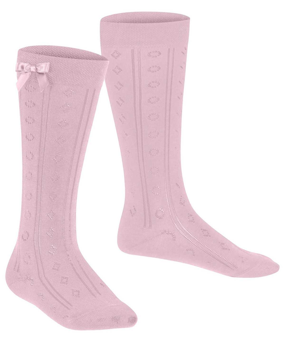 Kids' Falke Ajour Knee-high Socks Socks Rose | ZISQAJ102