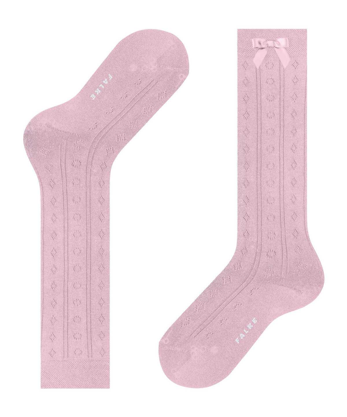 Kids' Falke Ajour Knee-high Socks Socks Rose | ZISQAJ102