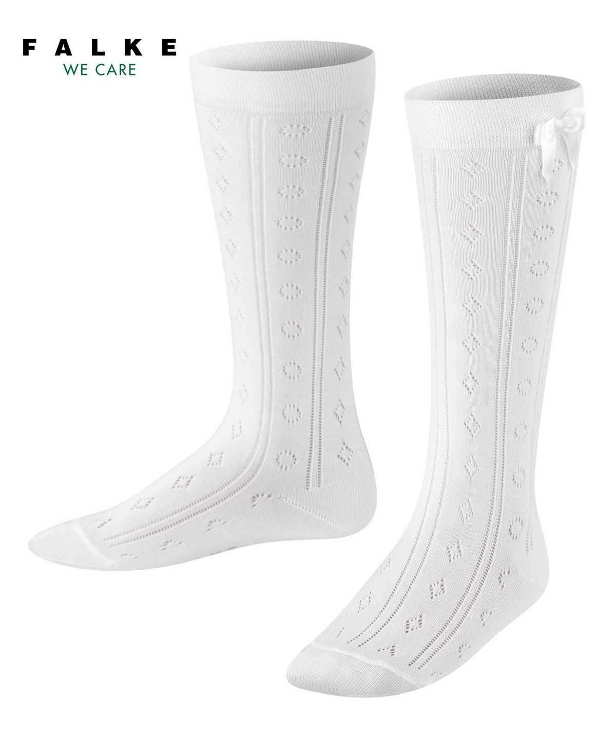 Kids\' Falke Ajour Knee-high Socks Socks White | PIRBTO149