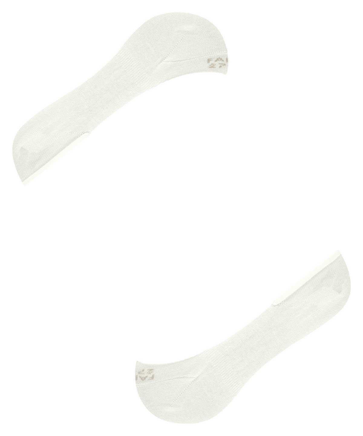 Kids' Falke Ballerina Invisibles No Show Socks White | BCZEOG067