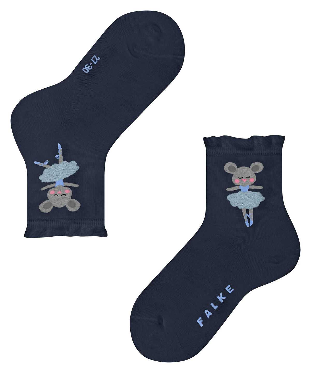 Kids' Falke Ballerina Mouse Socks Socks Blue | KXCUGS067