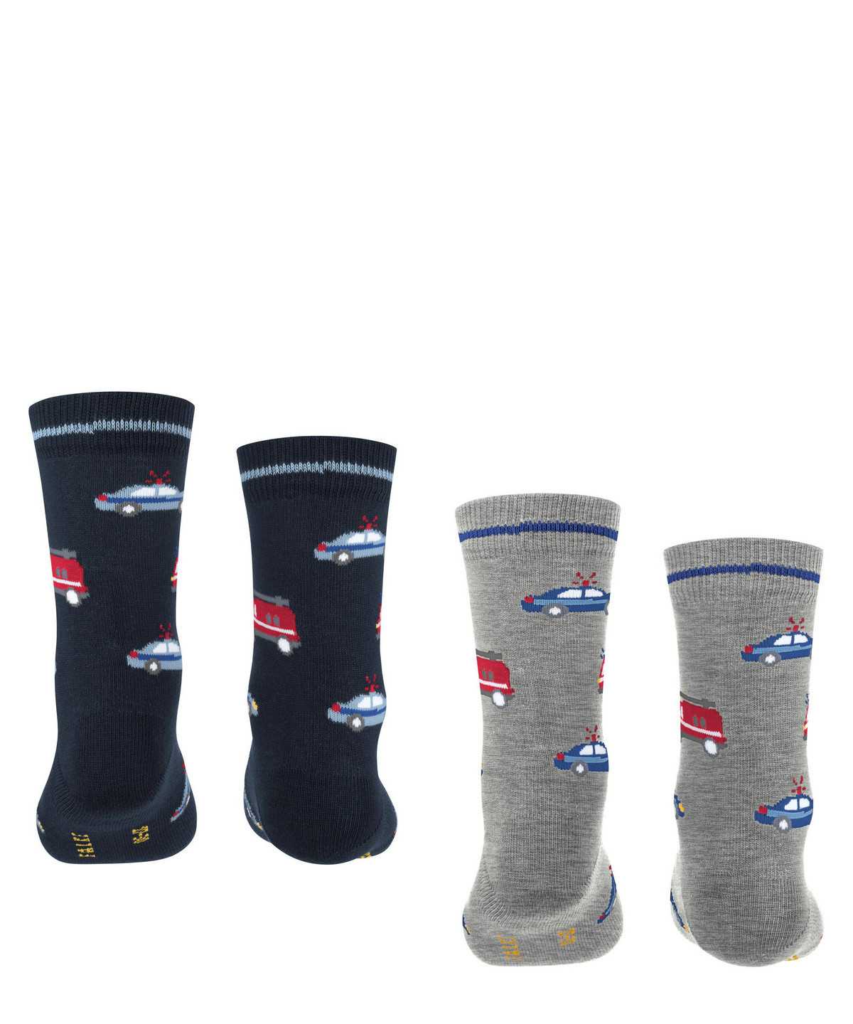 Kids' Falke Cars 2-Pack Socks Socks Multicolored | DGRAQF316