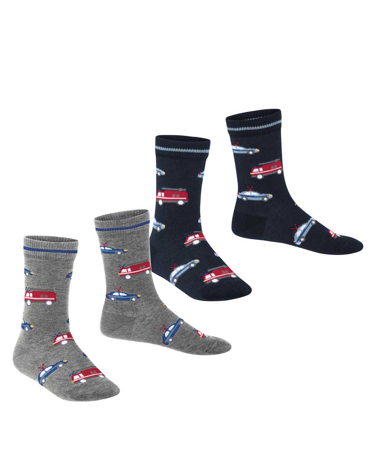 Kids' Falke Cars 2-Pack Socks Socks Multicolored | DGRAQF316