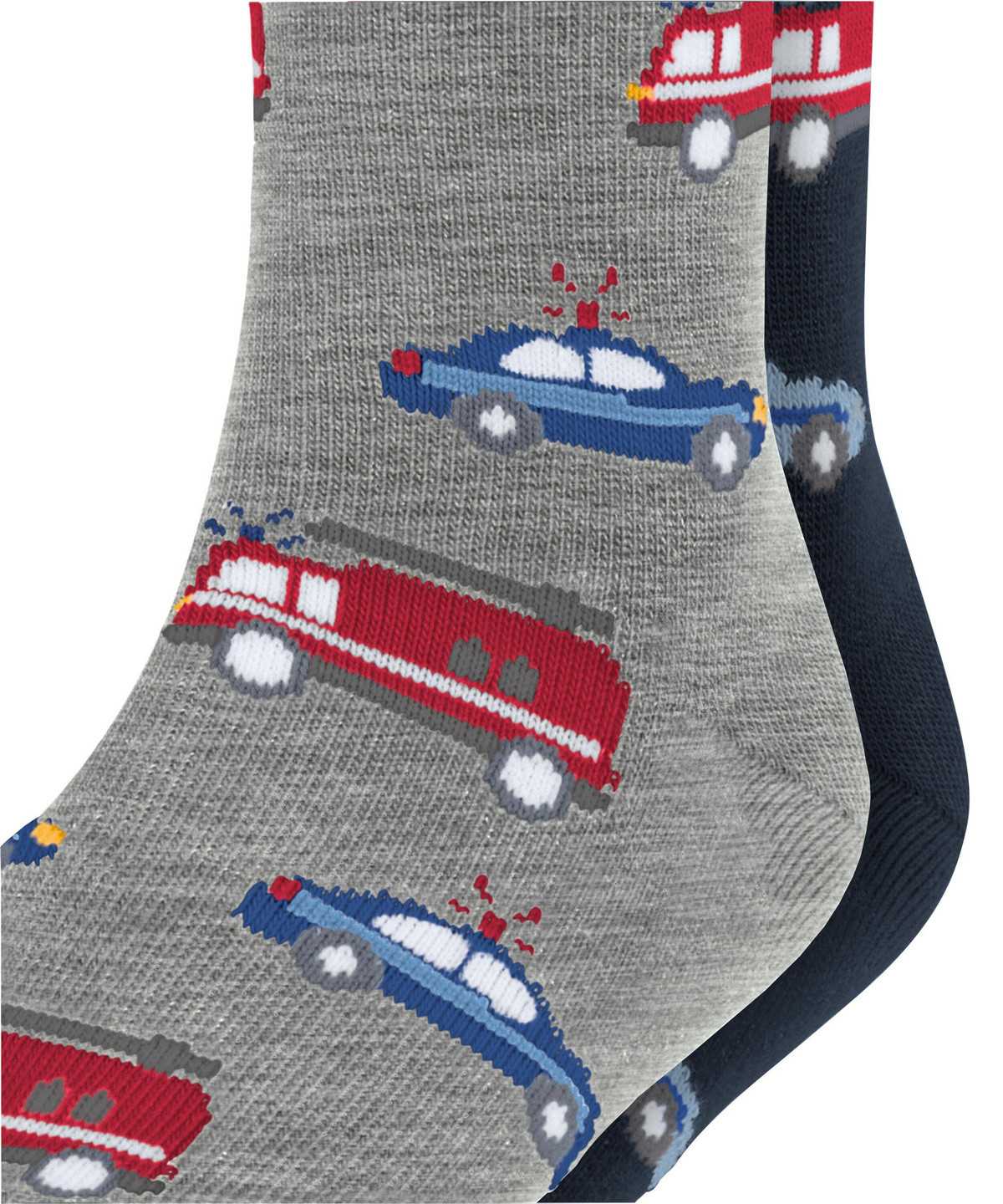 Kids' Falke Cars 2-Pack Socks Socks Multicolored | DGRAQF316