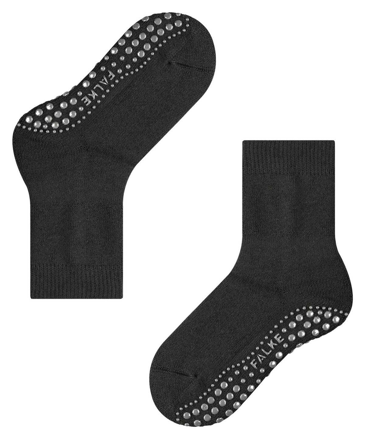 Kids' Falke Catspads House socks Socks Black | NKQZYD842