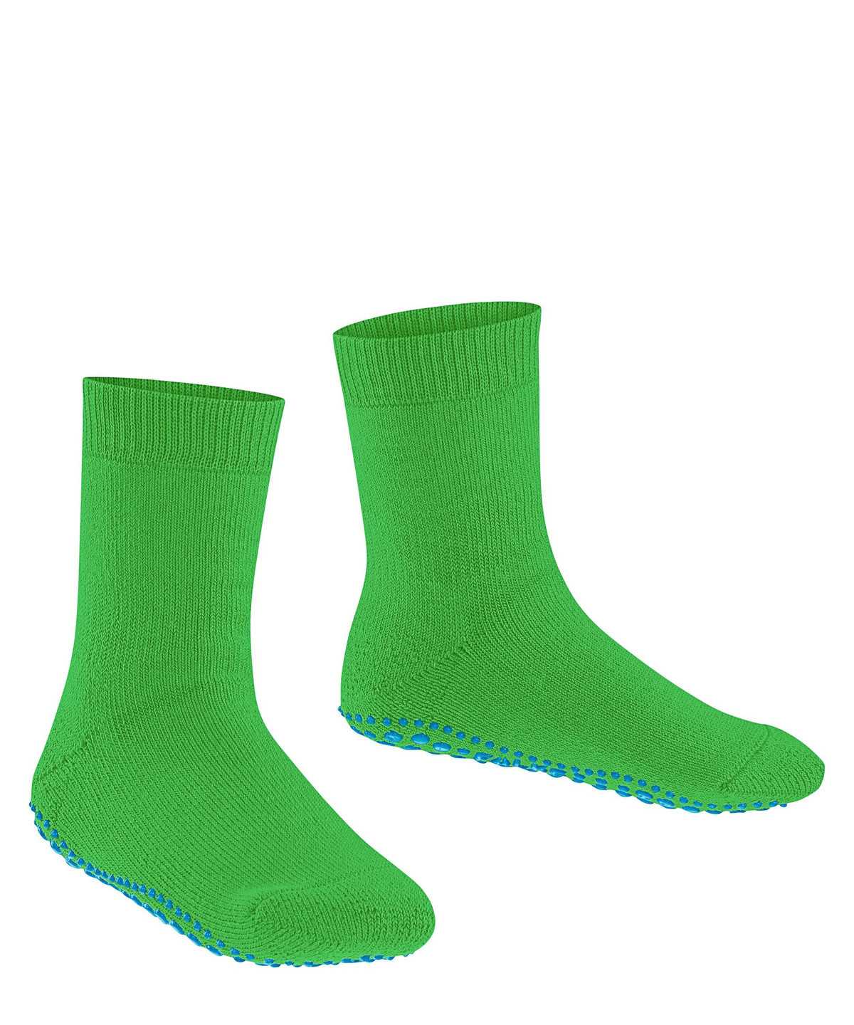 Kids' Falke Catspads House socks Socks Green | XPUTYW875