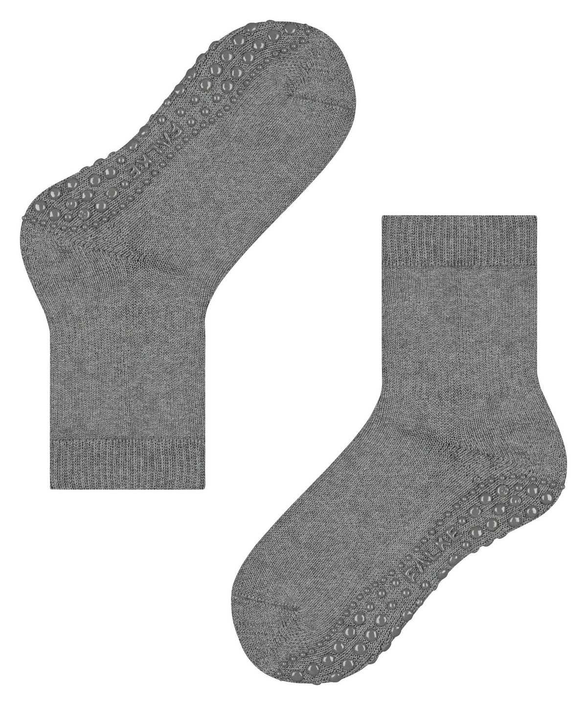 Kids' Falke Catspads House socks Socks Grey | MLAQIE305