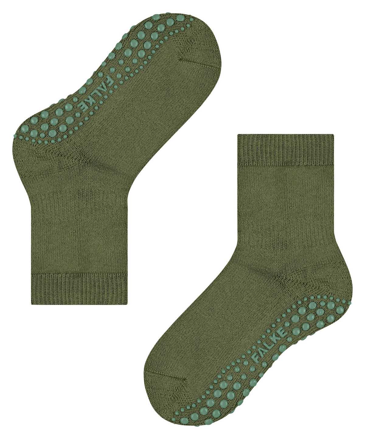 Kids' Falke Catspads House socks Socks Green | DGCIQM831