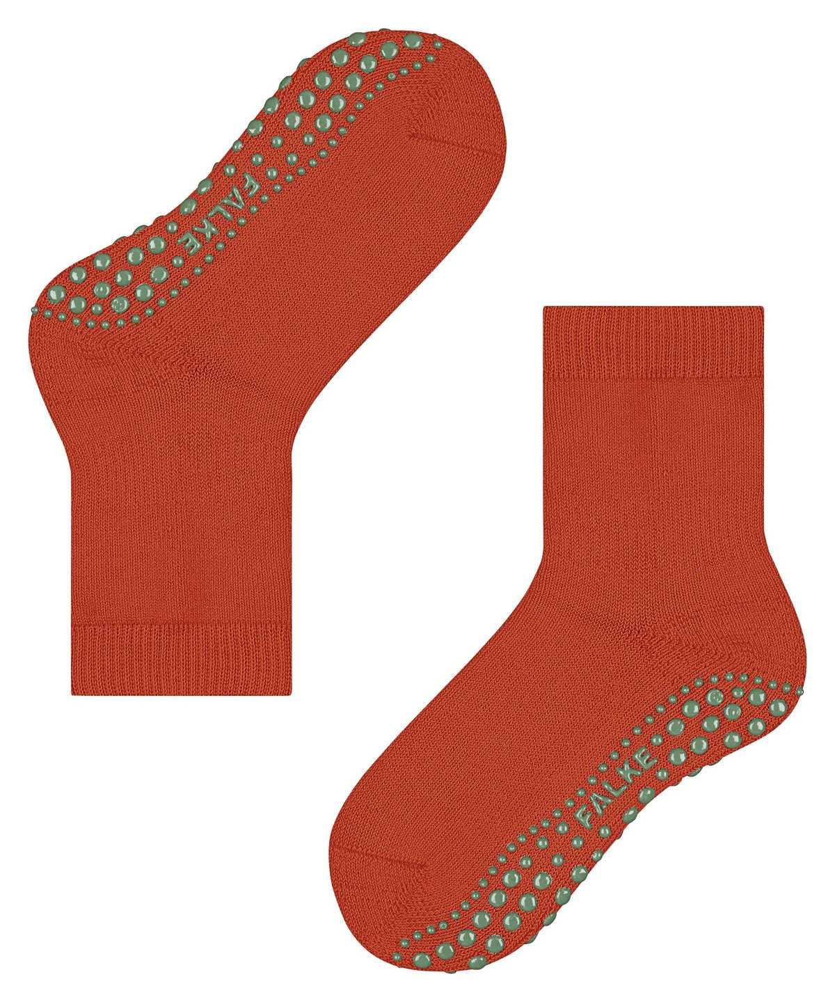 Kids' Falke Catspads House socks Socks Red | OEZVYL945