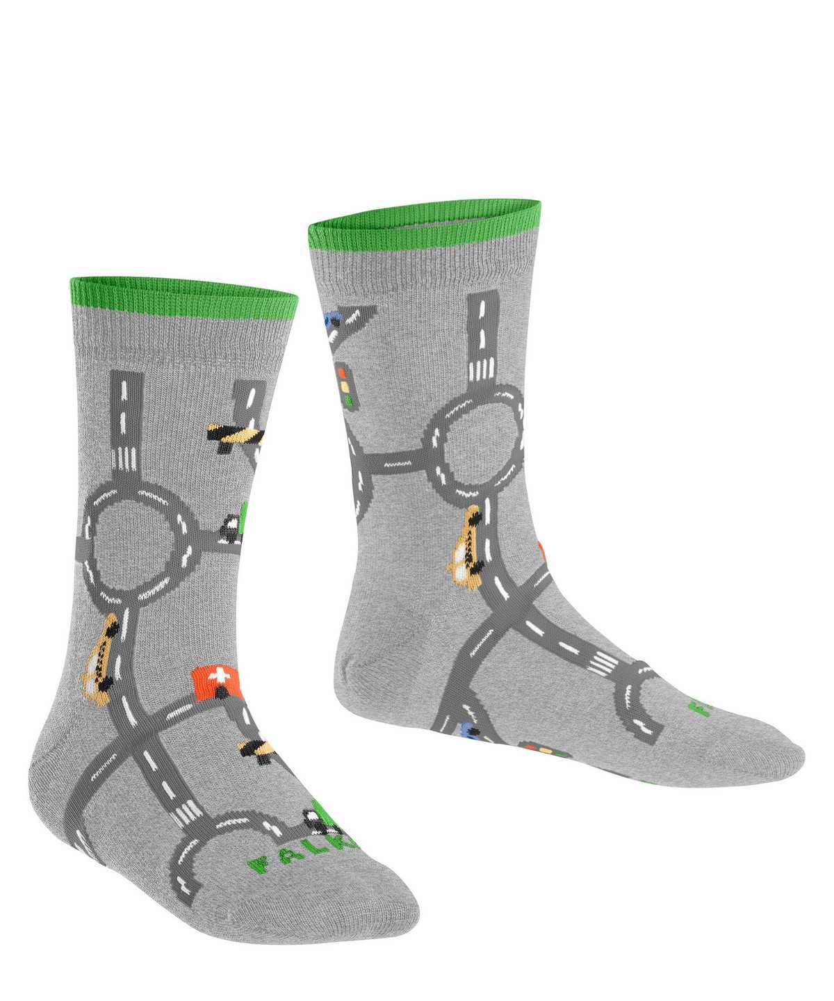 Kids' Falke City Life Socks Socks Grey | GBPIAU351