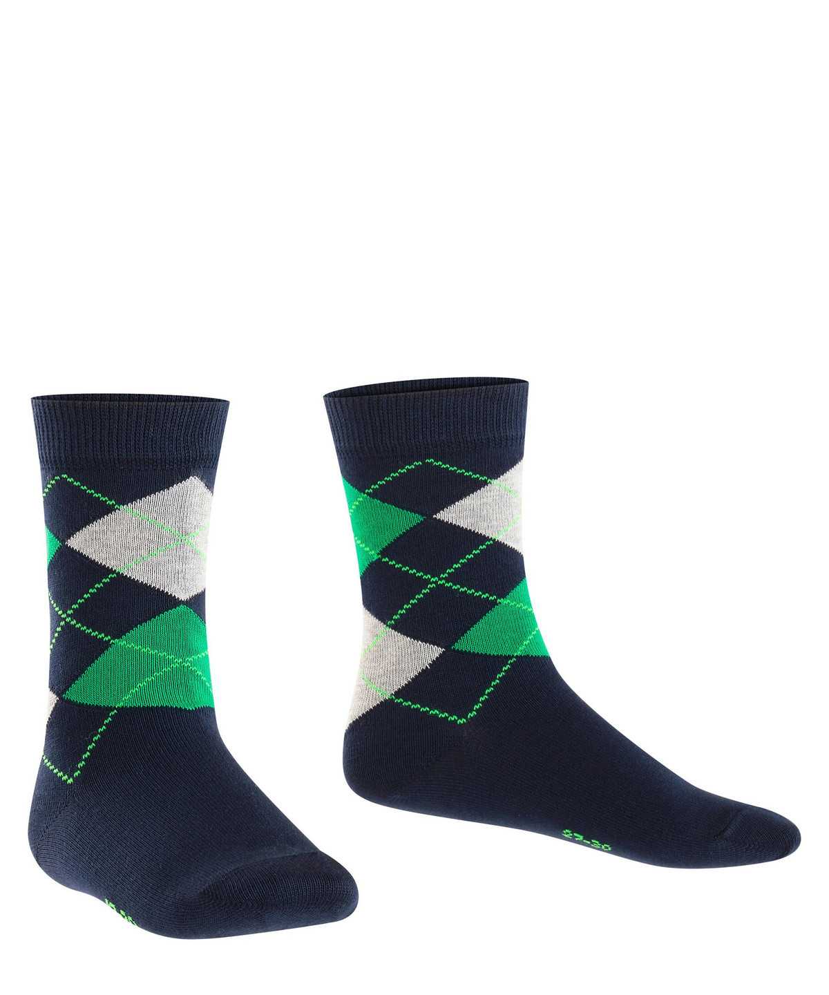 Kids' Falke Classic Argyle Socks Socks Blue | LTCPGF384