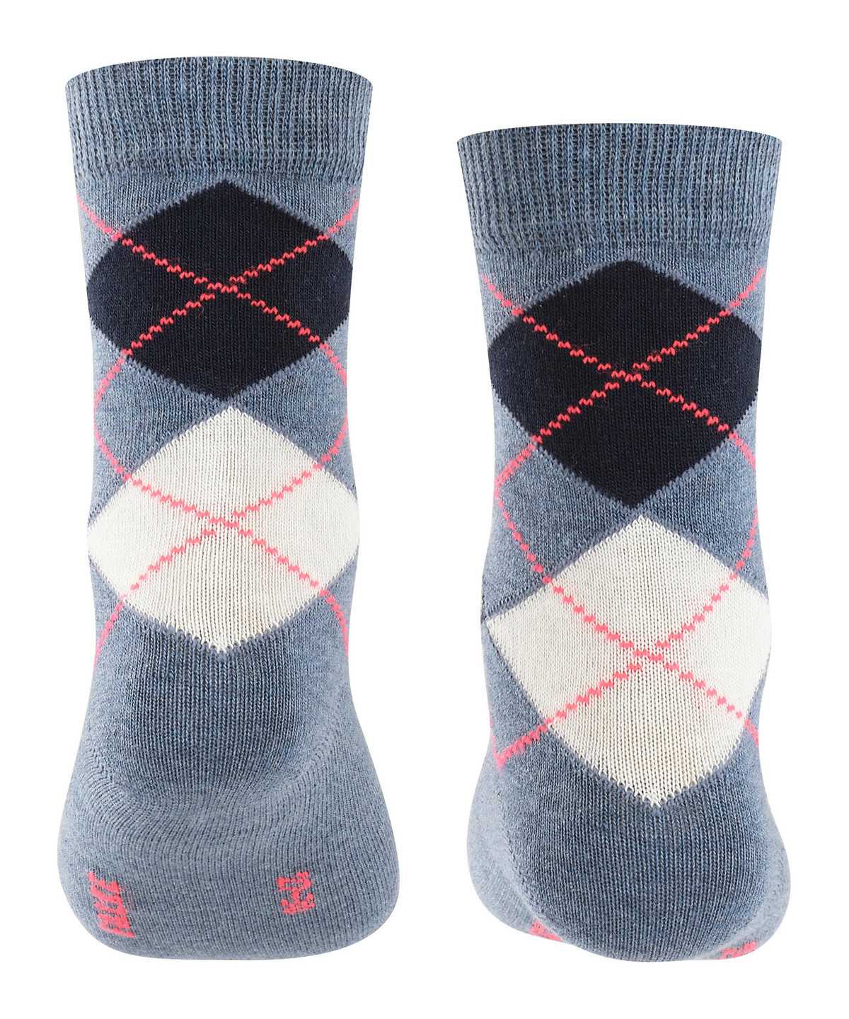 Kids' Falke Classic Argyle Socks Socks Blue | VWQUGC209