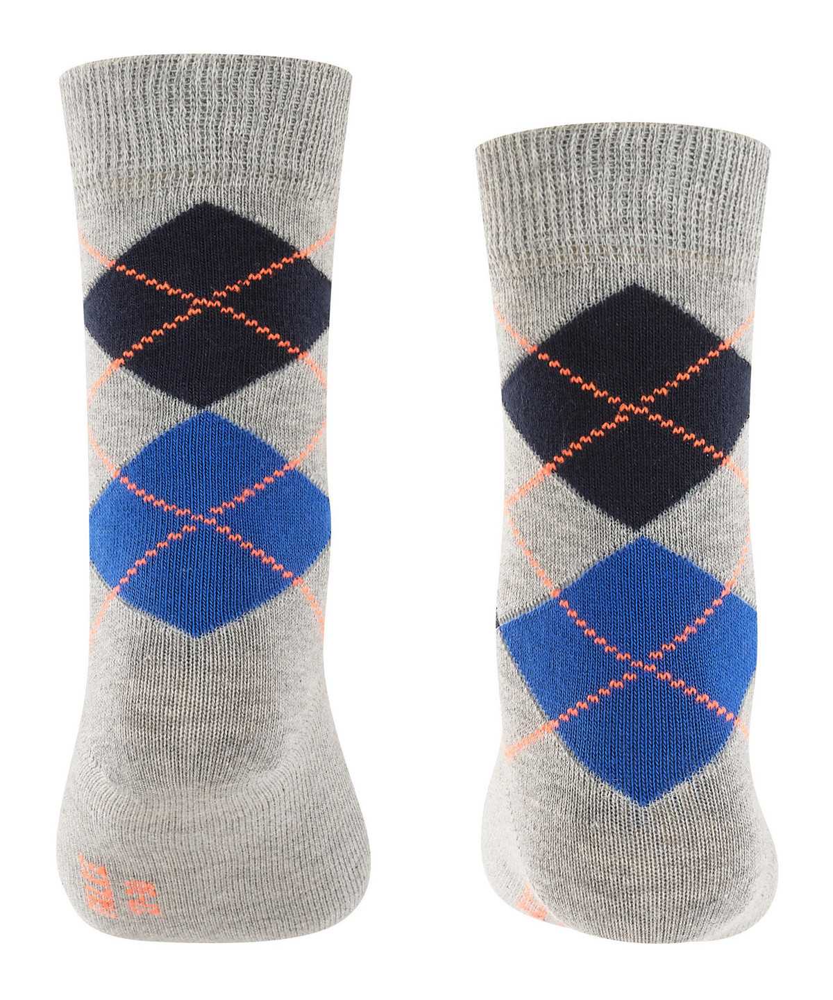 Kids' Falke Classic Argyle Socks Socks Grey | PVIYXC286