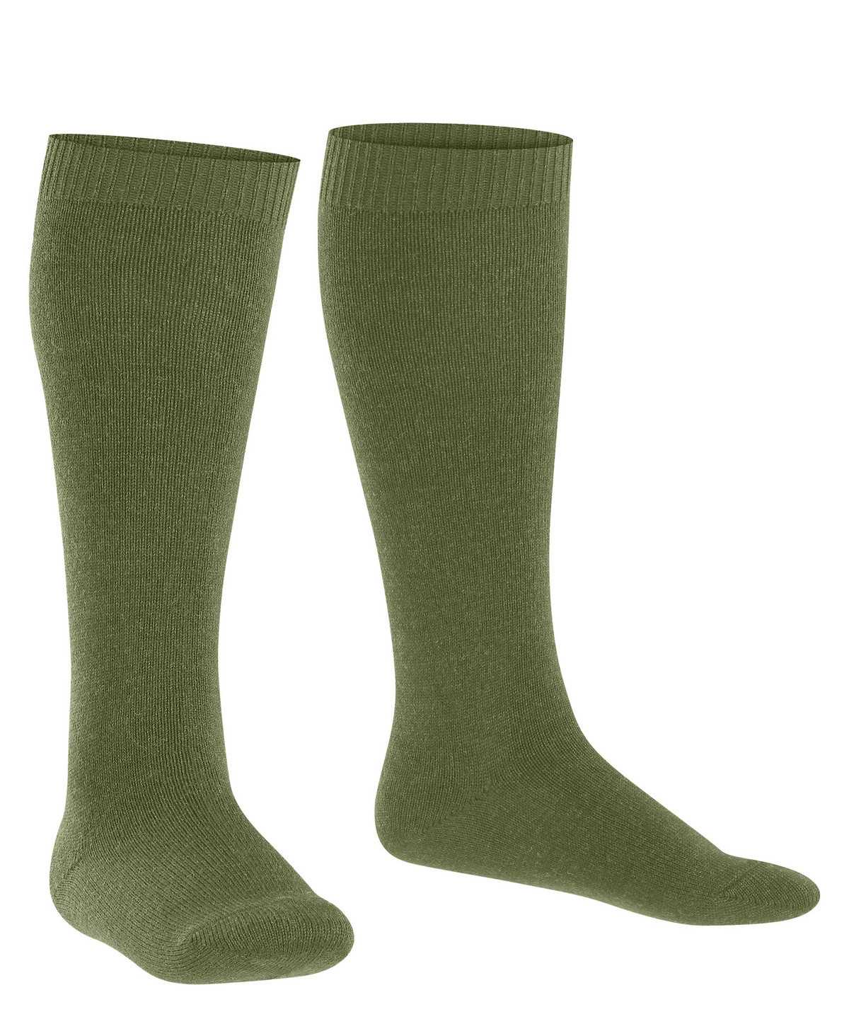 Kids' Falke Comfort Wool Knee-high Socks Socks Green | GBHNDL986