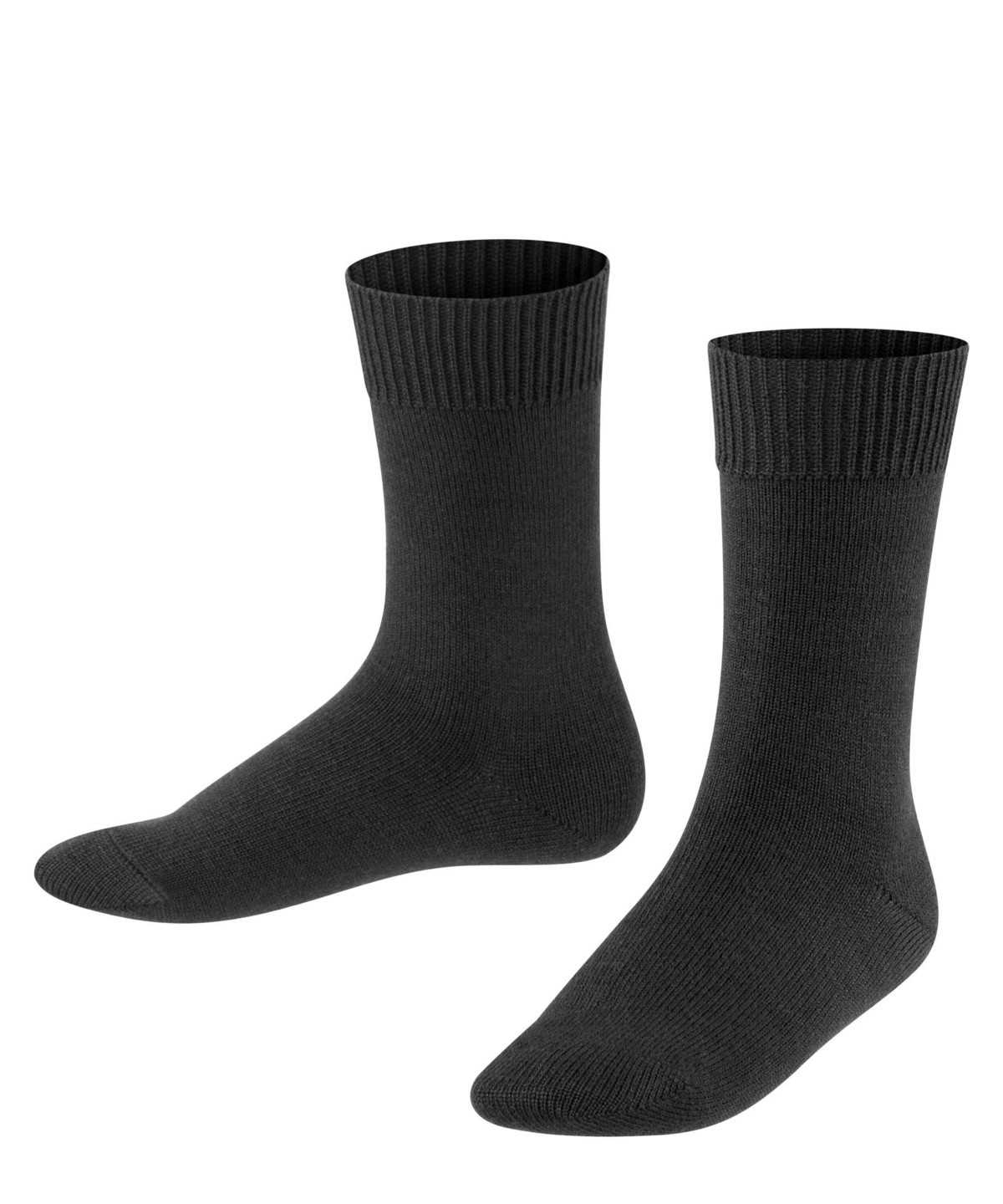 Kids\' Falke Comfort Wool Socks Socks Black | OSGBWL502