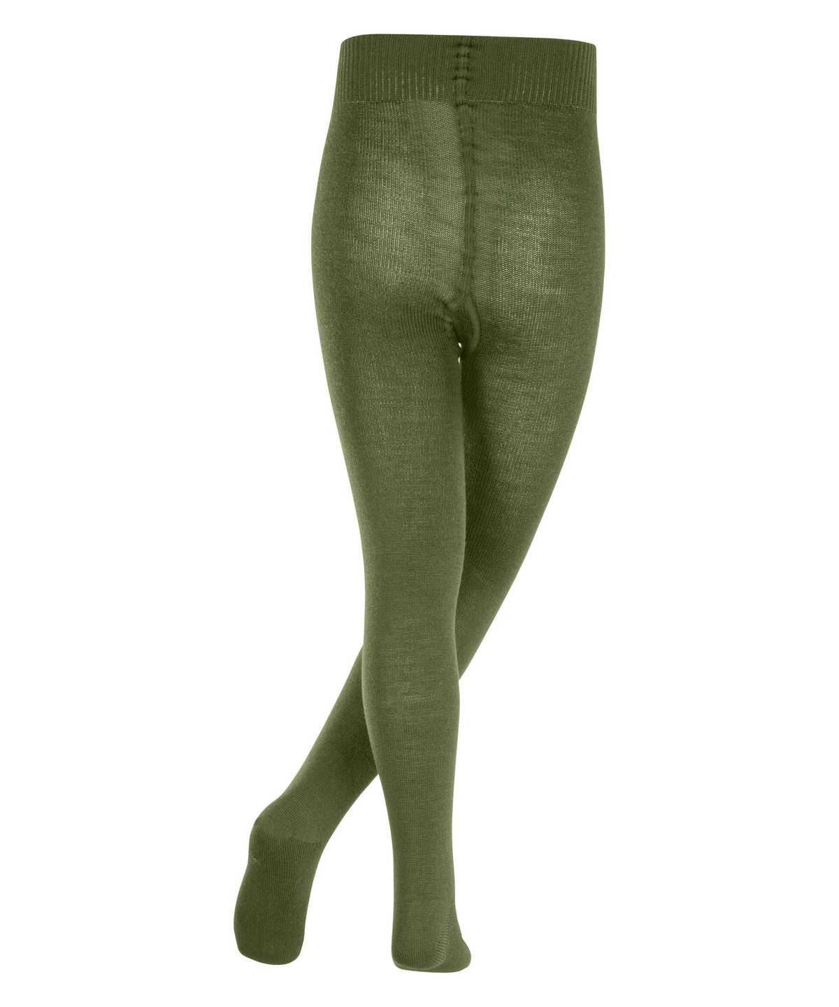 Kids' Falke Comfort Wool Tights Tights Green | BEWGTL173