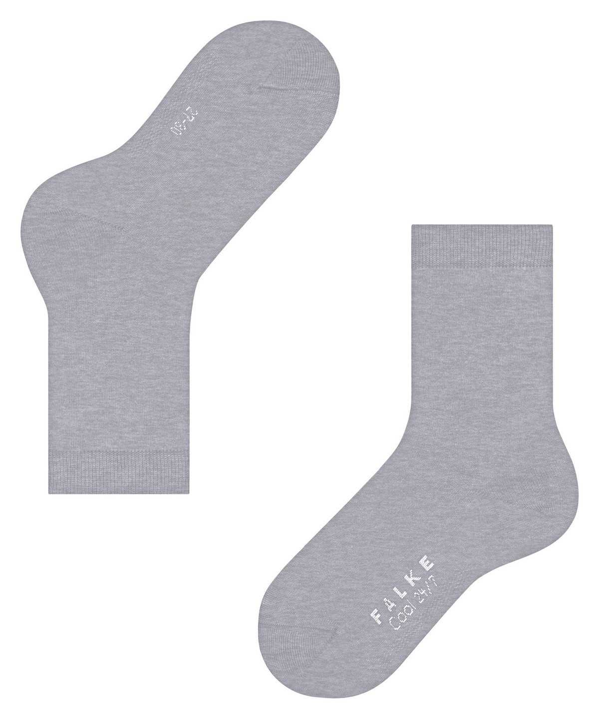 Kids' Falke Cool 24/7 Socks Socks Grey | QCJRFG198