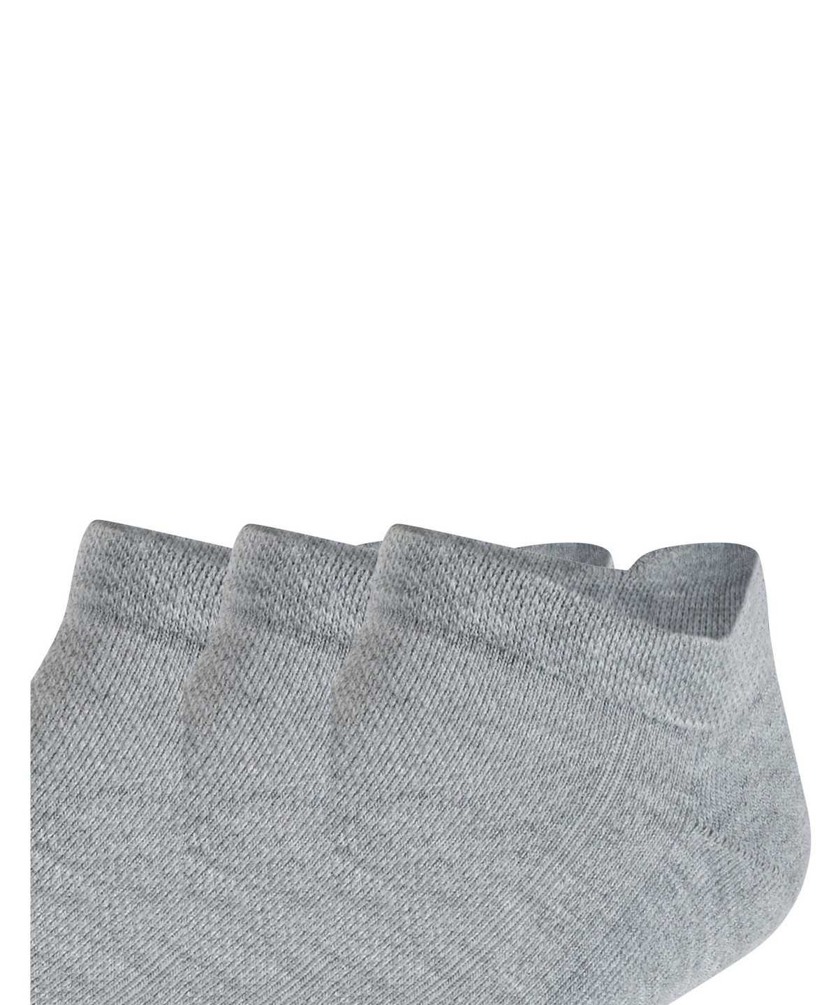 Kids' Falke Cool Kick 3-Pack Sneaker Socks Socks Grey | JBFGDR821