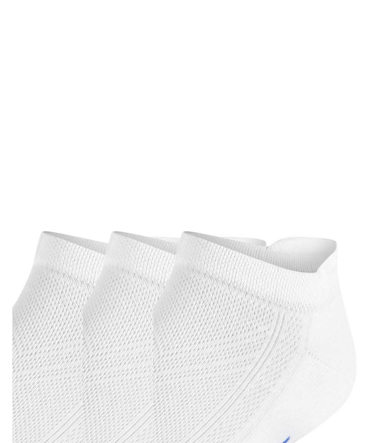 Kids' Falke Cool Kick 3-Pack Sneaker Socks Socks White | TYEPMX923