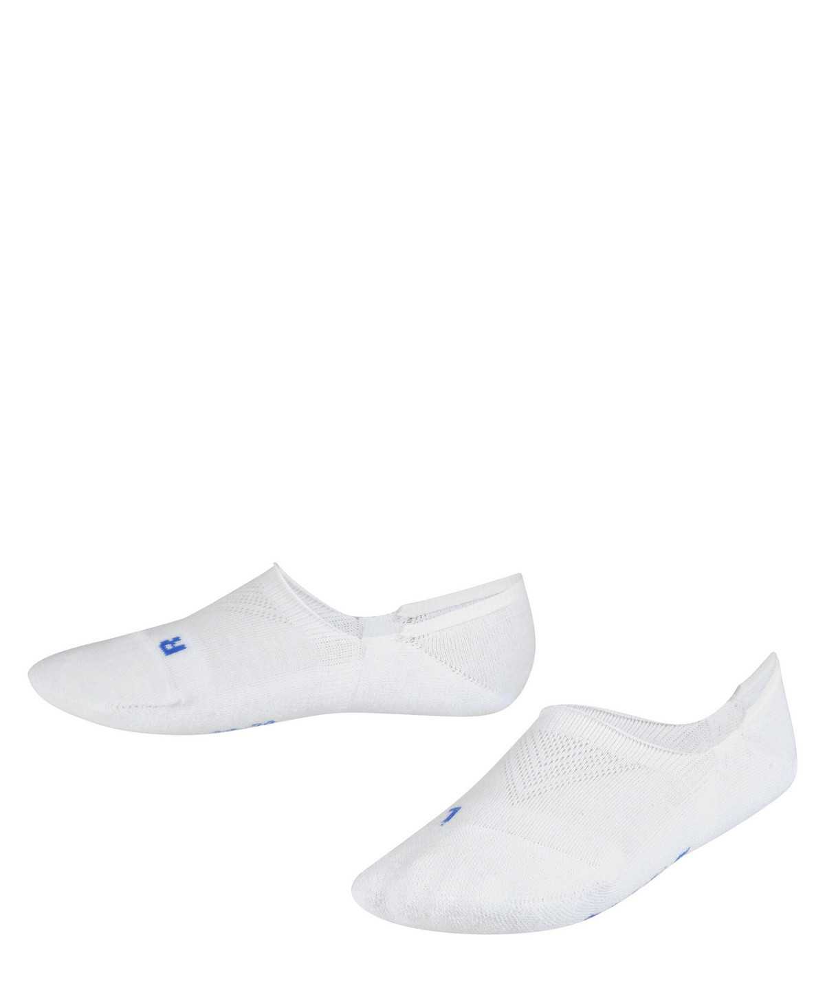 Kids\' Falke Cool Kick Invisibles No Show Socks White | BNCMJA720