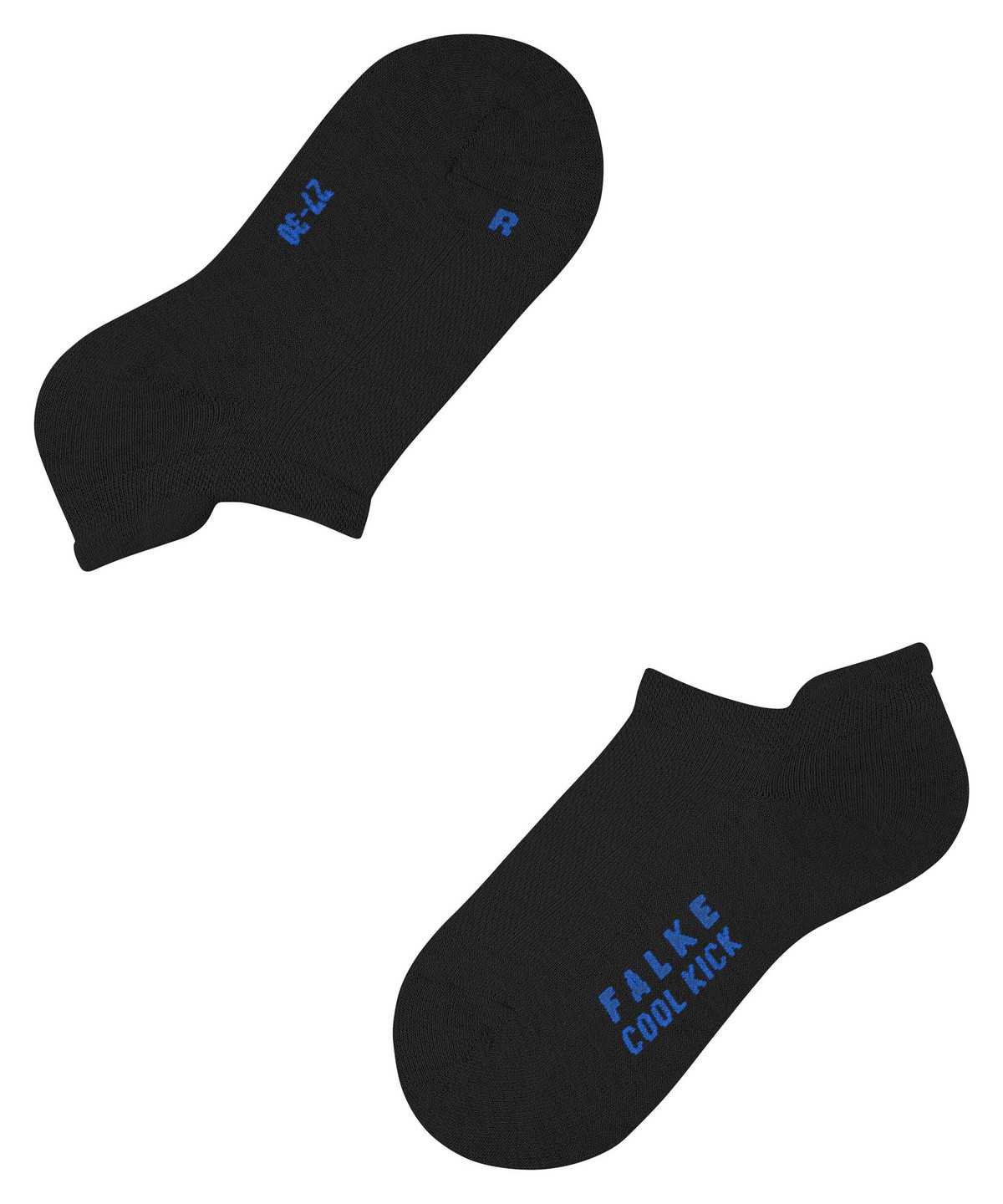 Kids' Falke Cool Kick Sneaker socks Socks Black | ZUSTEQ825