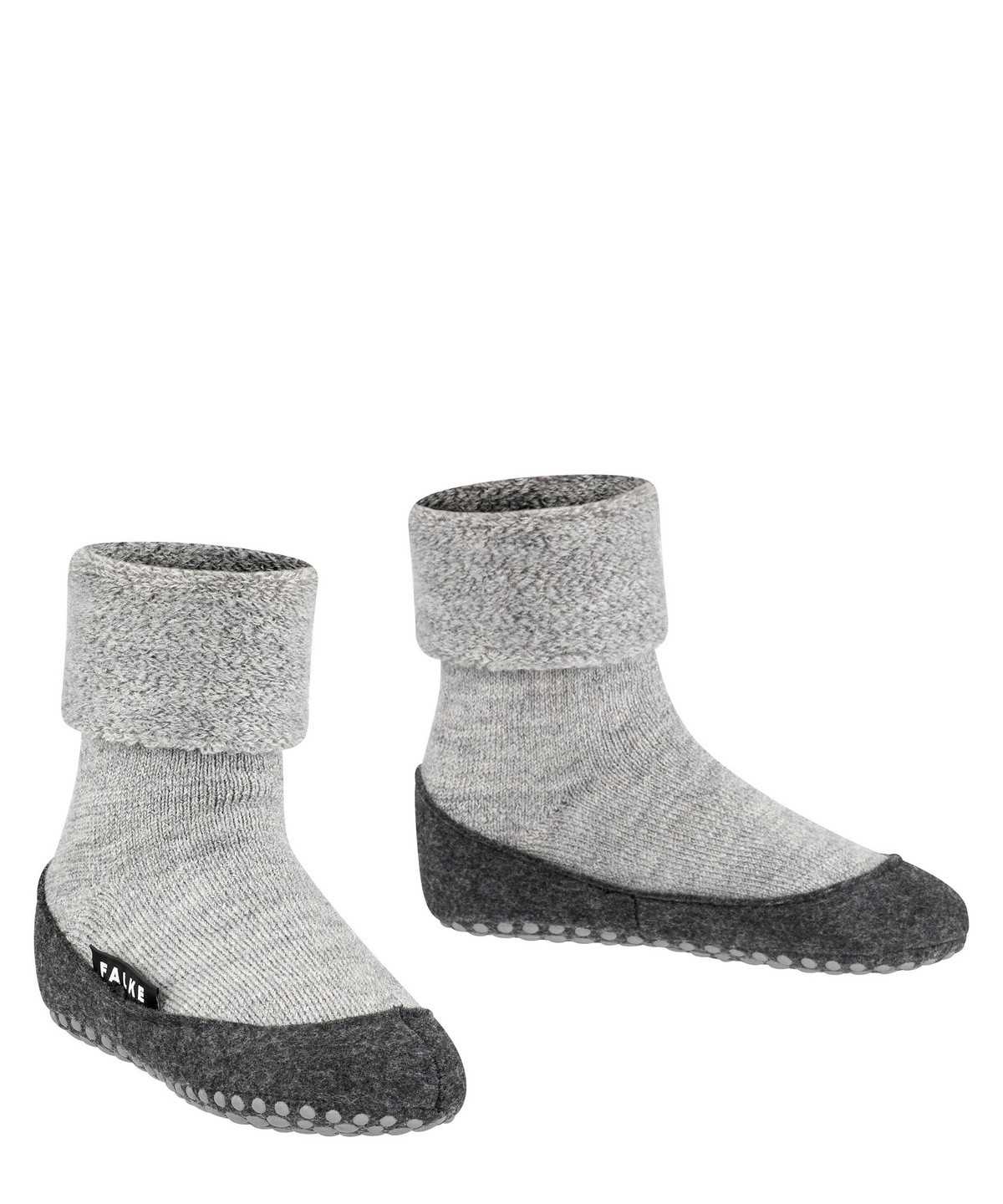 Kids' Falke Cosyshoe Teens Slippers House Socks & Slippers Grey | MZGYDN268