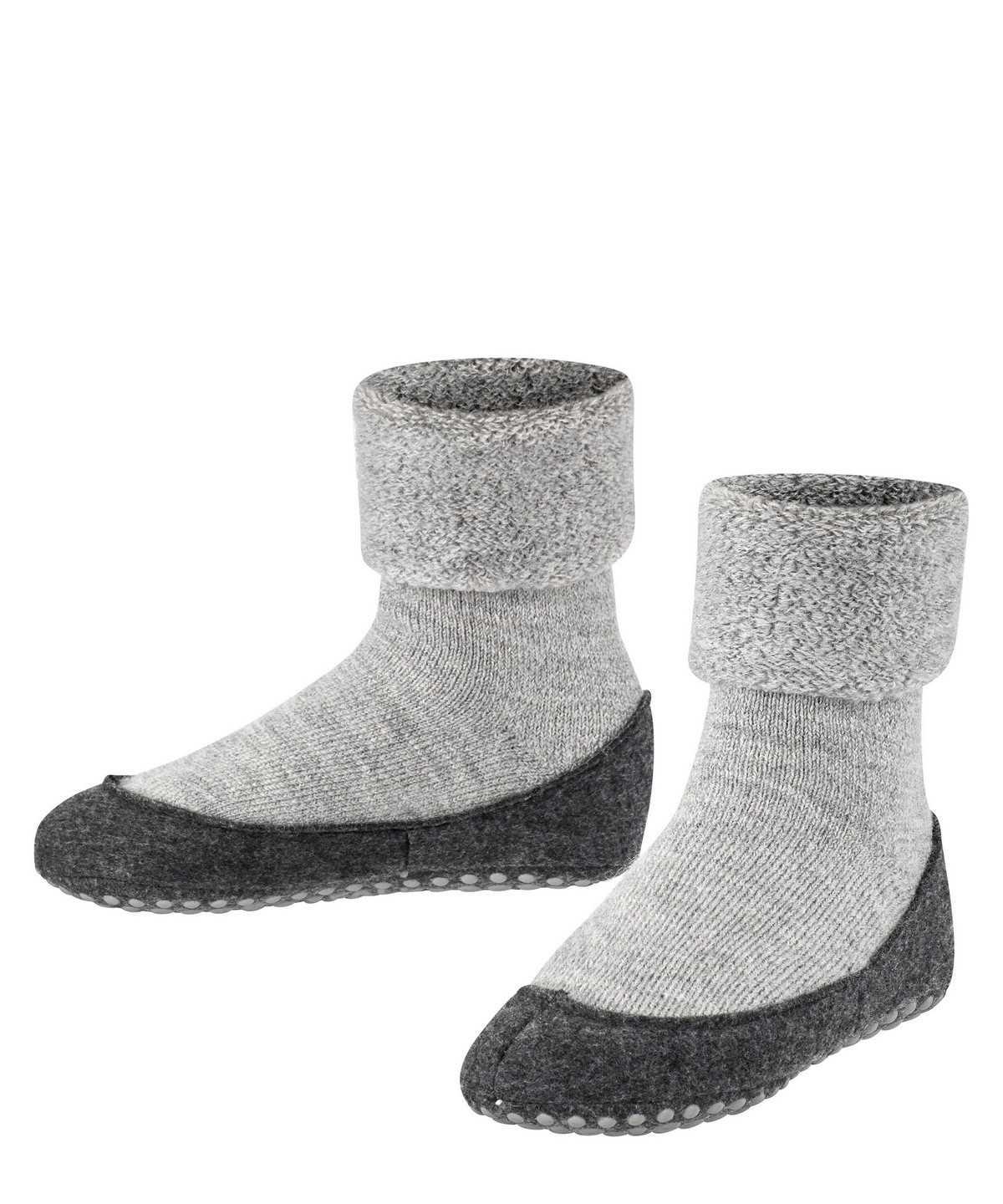 Kids\' Falke Cosyshoe Teens Slippers House Socks & Slippers Grey | MZGYDN268