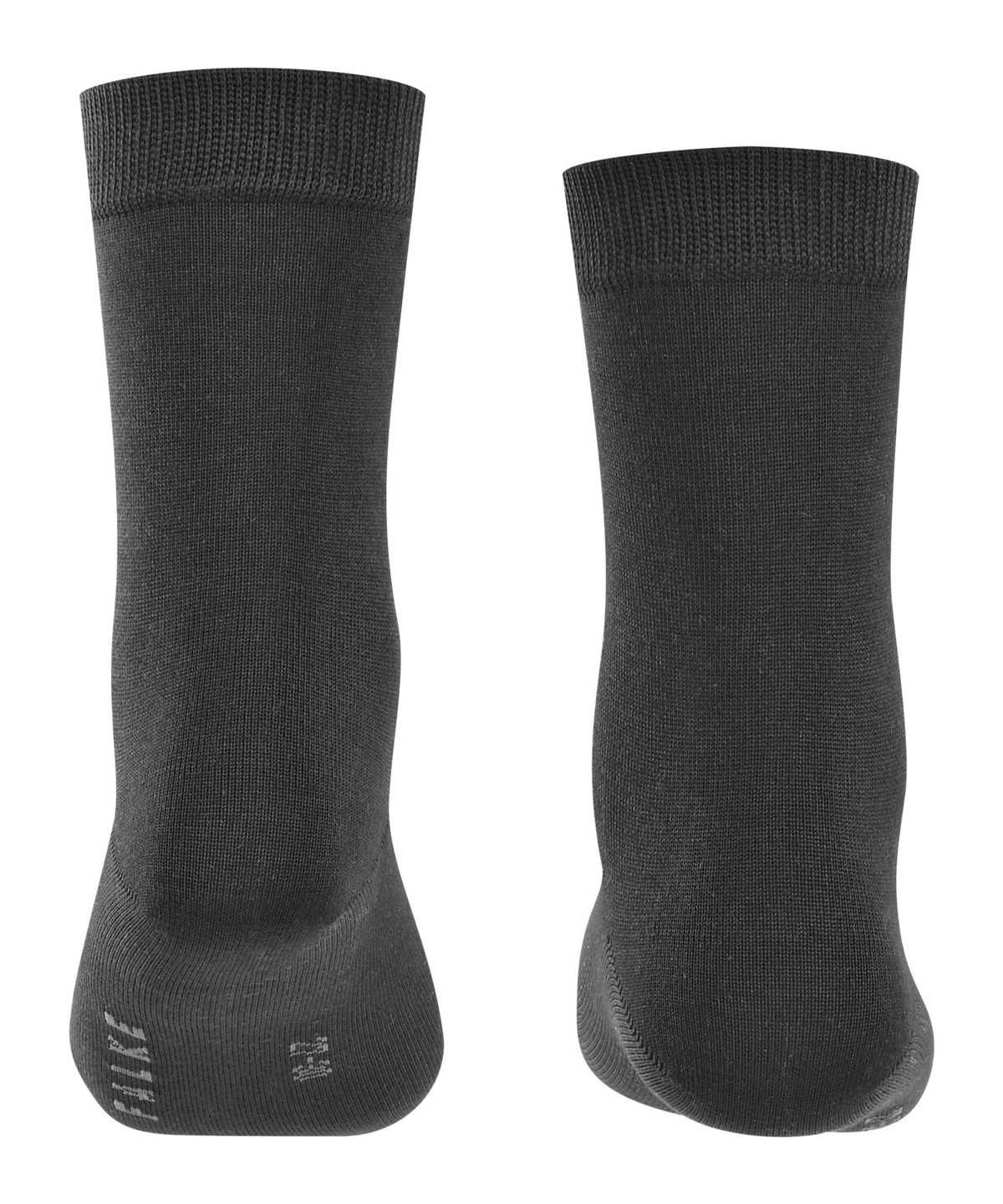 Kids' Falke Cotton Finesse Socks Socks Black | GWMAKF216