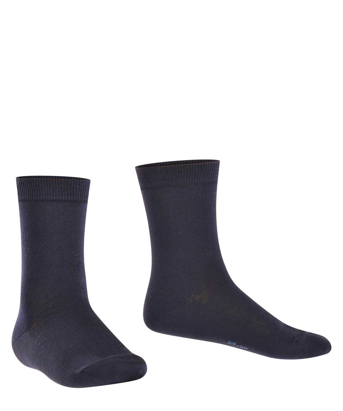 Kids' Falke Cotton Finesse Socks Socks Blue | FDQAVY456