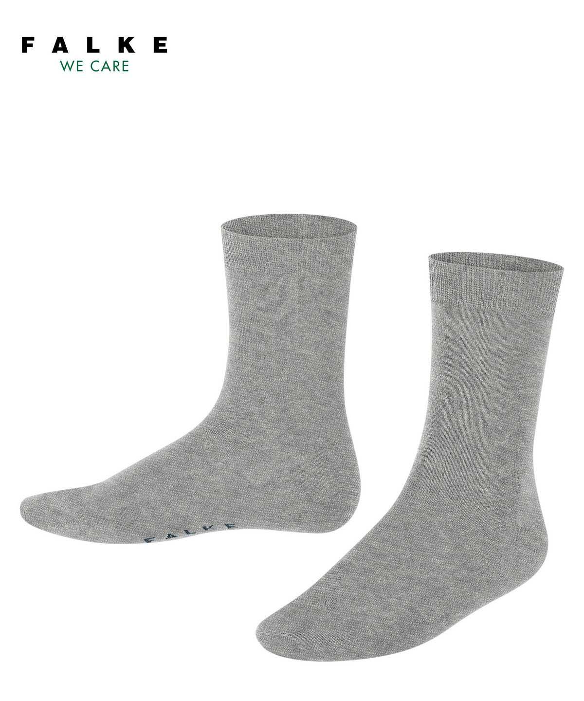 Kids\' Falke Cotton Finesse Socks Socks Grey | BFVTJK397