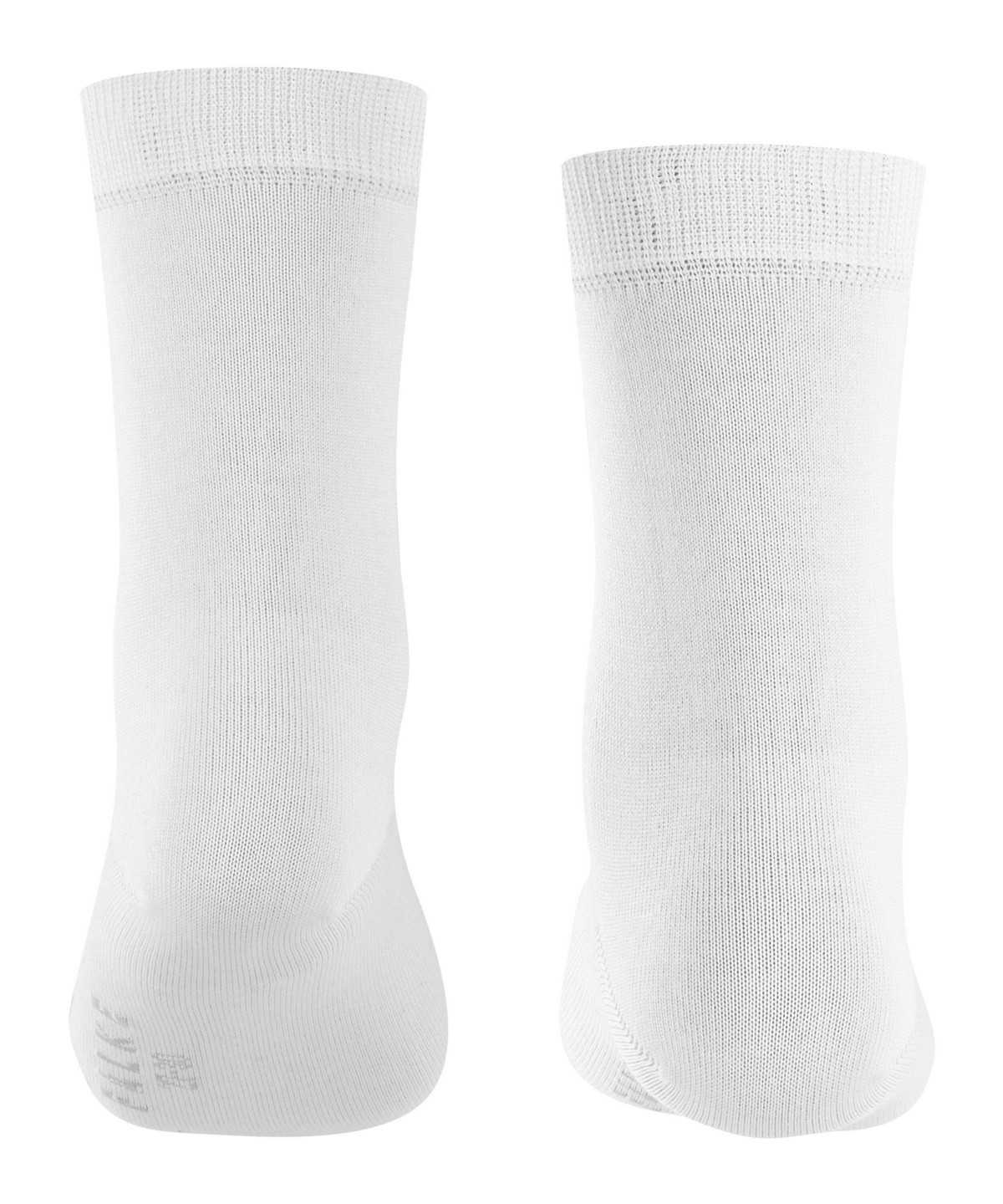 Kids' Falke Cotton Finesse Socks Socks White | EKPUMO017